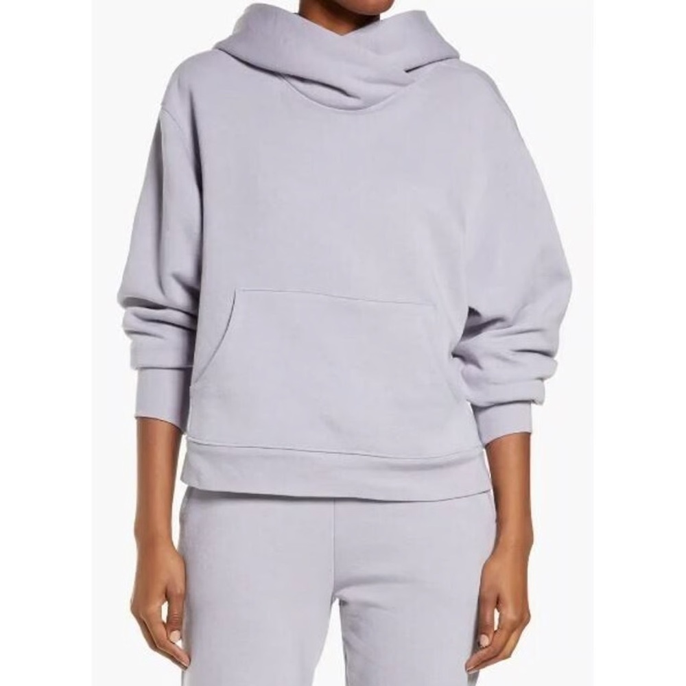 Zella Soft Lilac Fleece Hoodie